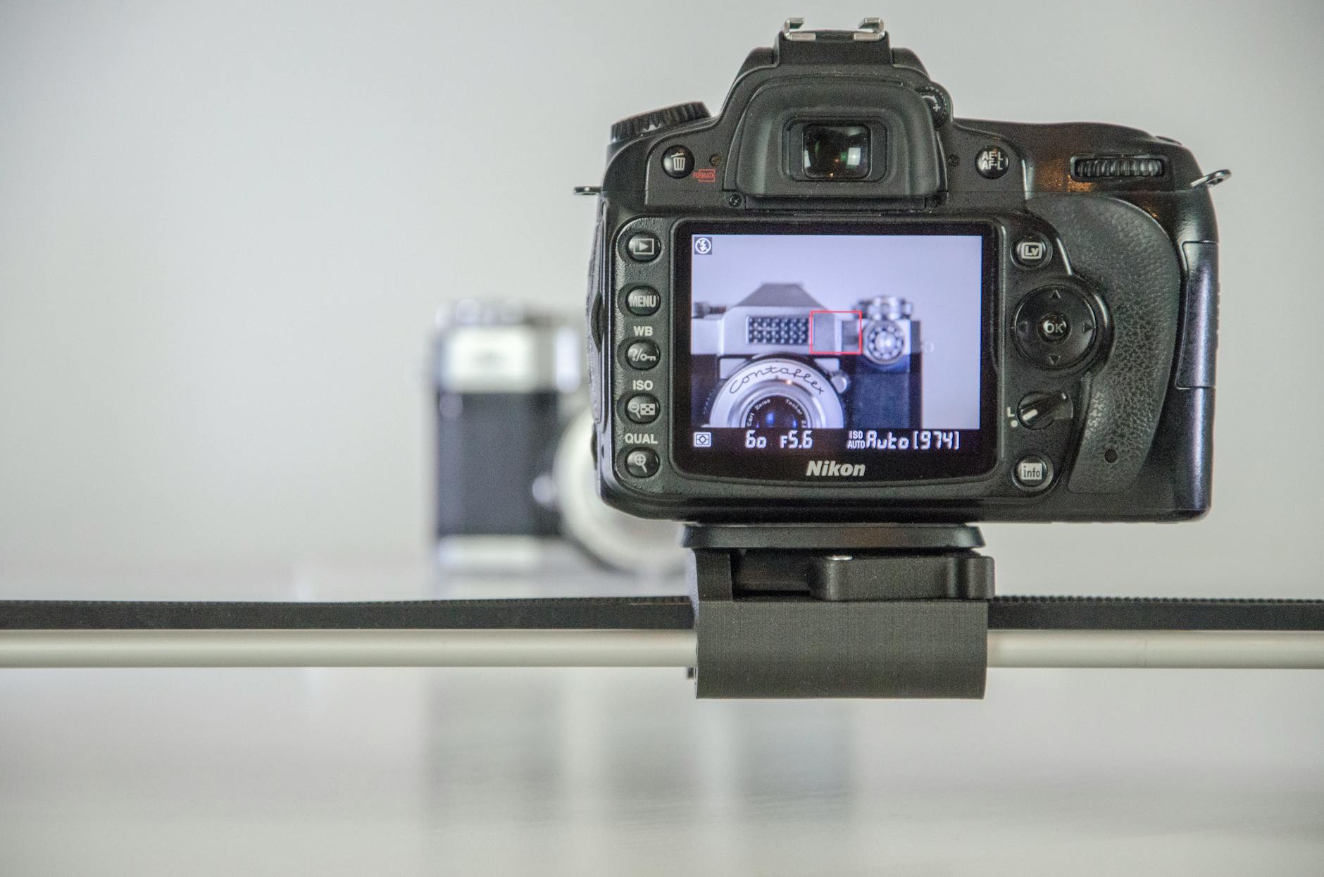 black dslr camera in close up photography